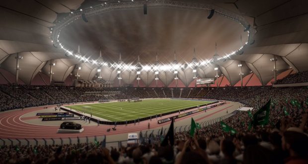 المنتخب السعودي في لعبة فيفا 18 خزينة الكرة
